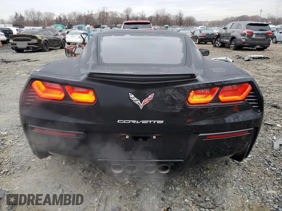 2018 Chevrolet Corvette 1LT with VIN 1G1YB2D79J5106511, listed as a Copart auction lot 83304154 with 36,496 mi miles and Salvage Title. Bid and sale history available at carsss.com. Image 6.