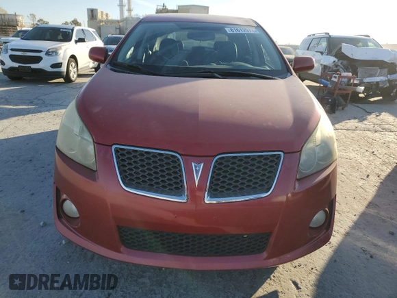 2009 Pontiac Vibe GT with VIN 5Y2SR67059Z430820, listed as a Copart auction lot 81612974 with 226,207 mi miles and Clean Title. Bid and sale history available at carsss.com. Image 5.