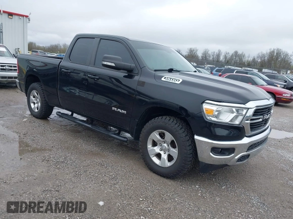 2021 Ram 1500 Big Horn с VIN 1C6SRFBT5MN720595, выставлен на аукционе IAAI как лот 41893137 с пробегом 36 920 миль миль и . История ставок и продаж доступна на DreamBid. Изображение 1.