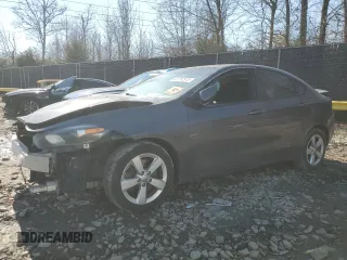 2015 Dodge Dart SXT with VIN 1C3CDFBB7FD309327, listed as a Copart auction lot 46782915 with 150,420 mi miles and Salvage Title. Bid and sale history available at carsss.com. Image 1.