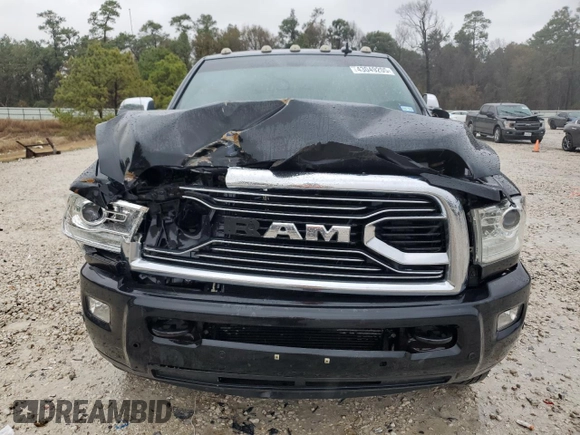 2017 Ram 3500 Longhorn with VIN 3C63RRKL2HG580350, listed as a Copart auction lot 43049205 with 202,678 mi miles and Salvage Title. Bid and sale history available at carsss.com. Image 5.