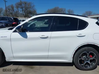 2023 Alfa Romeo Stelvio Ti with VIN ZASPAKBN4P7D63524, listed as a IAAI auction lot 41626631 with 37,731 mi miles. Bid and sale history available at carsss.com. Image 15.
