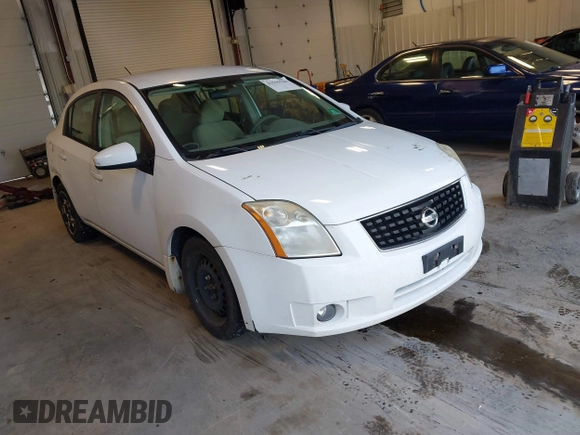 2008 Nissan Sentra 2.0 with VIN 3N1AB61E98L750493, listed as a IAAI auction lot 41595220 with 215,488 mi miles and . Bid and sale history available at DreamBid. Image 1.