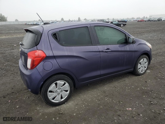 2017 Chevrolet Spark LS with VIN KL8CA6SA1HC719232, listed as a Copart auction lot 82348884 with 54,616 mi miles and Salvage Title. Bid and sale history available at carsss.com. Image 3.