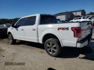 2017 Ford F-150 XL with VIN 1FTEW1EF3HFB62821, listed as a Copart auction lot 49506135 with 126,176 mi miles and Salvage Title. Bid and sale history available at carsss.com. Image 2.
