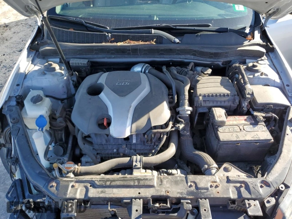 2011 Kia Optima EX with VIN KNAGN4A69B5175800, listed as a Copart auction lot 80205734 with 104,218 mi miles and Salvage Title. Bid and sale history available at carsss.com. Image 11.