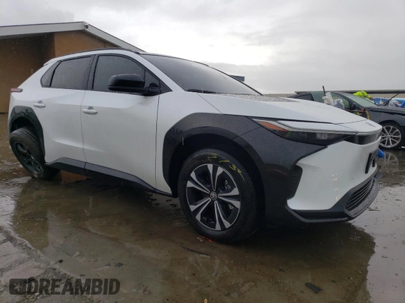 2023 Toyota bZ4X XLE with VIN JTMAAAAA2PA027753, listed as a Copart auction lot 39182674 with 921 mi miles and . Bid and sale history available at DreamBid. Image 4.
