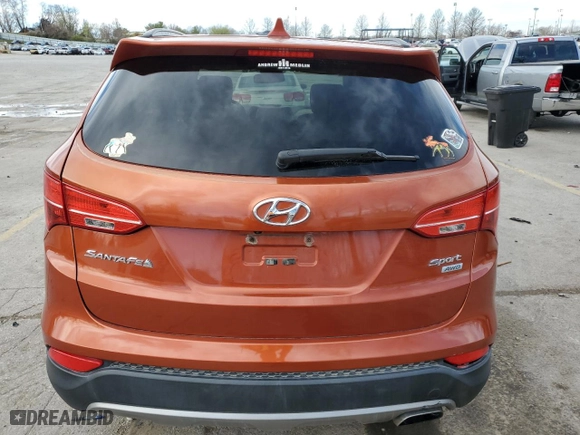 2013 Hyundai Santa Fe Sport with VIN 5XYZUDLB4DG006190, listed as a Copart auction lot 50207315 with 177,149 mi miles and Salvage Title. Bid and sale history available at carsss.com. Image 6.