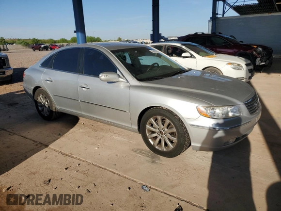 2009 Hyundai Azera Limited with VIN KMHFC46F69A369968, listed as a Copart auction lot 64187465 with 138,889 mi miles and Salvage title. Bid and sale history available at DreamBid. Image 4.