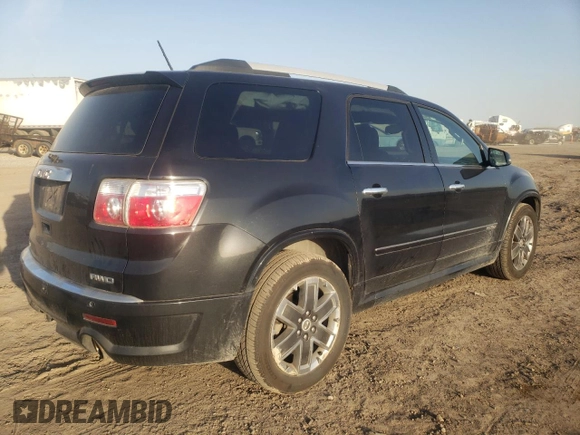 2011 GMC Acadia Denali with VIN 1GKKVTEDXBJ212932, listed as a Copart auction lot 48157345 with 188,512 mi miles and Salvage Title. Bid and sale history available at carsss.com. Image 3.