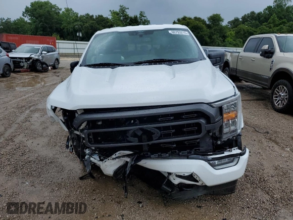 2021 Ford F-150 XL with VIN 1FTFW1E59MFA70313, listed as a Copart auction lot 60793215 with 52,387 mi miles and Salvage title. Bid and sale history available at DreamBid. Image 5.