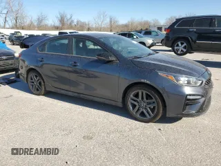2021 Kia Forte GT-Line with VIN 3KPF34AD0ME275939, listed as a Copart auction lot 50132285 with 77,832 mi miles and Salvage Title. Bid and sale history available at carsss.com. Image 4.