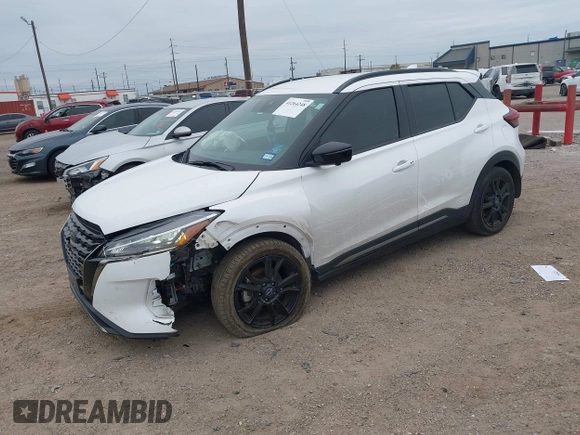 2023 Nissan Kicks SR with VIN 3N1CP5DV5PL477504, listed as a IAAI auction lot 41264248 with 35,522 mi miles and . Bid and sale history available at carsss.com. Image 17.