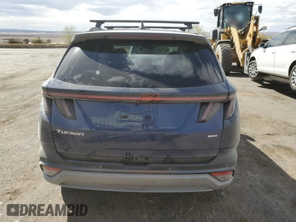2025 Hyundai Tucson Limited with VIN 5NMJECDE7SH465455, listed as a Copart auction lot 51107715 with 1,484 mi miles and Salvage Title. Bid and sale history available at carsss.com. Image 6.