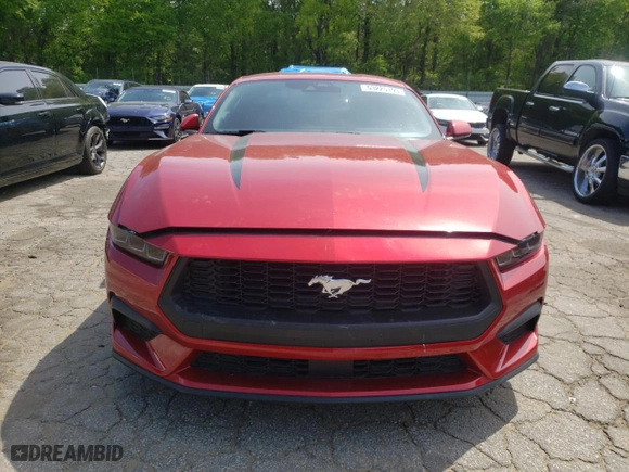 2024 Ford Mustang EcoBoost with VIN 1FA6P8TH8R5118681, listed as a Copart auction lot 53225195 with 7,564 mi miles and Clean Title. Bid and sale history available at carsss.com. Image 5.