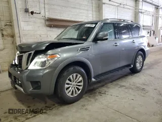 2018 Nissan Armada SL with VIN JN8AY2ND7J9052439, listed as a Copart auction lot 45113684 with 136,303 mi miles. Bid and sale history available at carsss.com. Image 1.