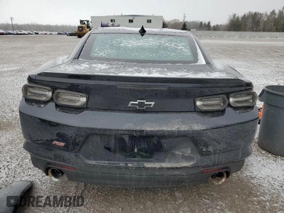2019 Chevrolet Camaro 2LT with VIN 1G1FD1RS3K0142525, listed as a Copart auction lot 82621944 with 122,179 mi miles and Salvage Title. Bid and sale history available at carsss.com. Image 6.