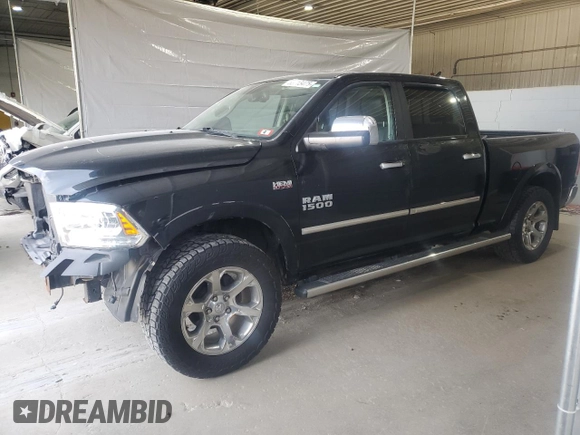 2017 Ram 1500 Laramie with VIN 1C6RR7VT3HS572714, listed as a Copart auction lot 53713475 with 86,113 mi miles and Salvage title. Bid and sale history available at DreamBid. Image 1.