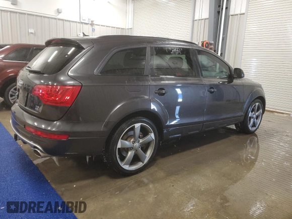 2014 Audi Q7 3.0L TDI Prestige with VIN WA1VMAFEXED011925, listed as a Copart auction lot 46054715 with 186,551 mi miles and Clean Title. Bid and sale history available at carsss.com. Image 3.
