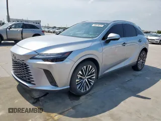 2023 Lexus RX 350 z VIN JTJCHMAA7P2002344, wystawiony jako Copart lot #58018015 z przebiegiem 18 551 mil mil oraz Szkoda całkowita • Salvage title. Historia ofert i sprzedaży dostępna na DreamBid. Obrazek 1.