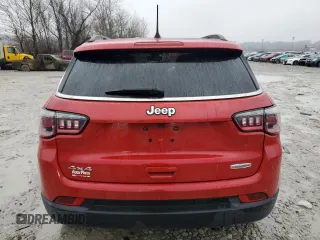 2017 Jeep Compass Latitude with VIN 3C4NJDBB6HT656016, listed as a Copart auction lot 44164595 with 82,358 mi miles and Salvage Title. Bid and sale history available at carsss.com. Image 6.