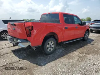 2015 Ford F-150 XL with VIN 1FTEW1CG6FKF15424, listed as a Copart auction lot 54177965 with 64,819 mi miles and Salvage Title. Bid and sale history available at DreamBid. Image 3.