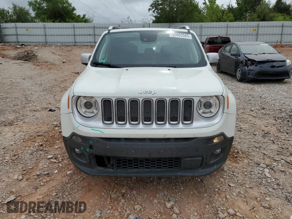 2018 Jeep Renegade Limited z VIN ZACCJBDB3JPH58380, wystawiony jako Copart lot #53603565 z przebiegiem 39 409 mil mil oraz Szkoda całkowita • Salvage title. Historia ofert i sprzedaży dostępna na DreamBid. Obrazek 5.