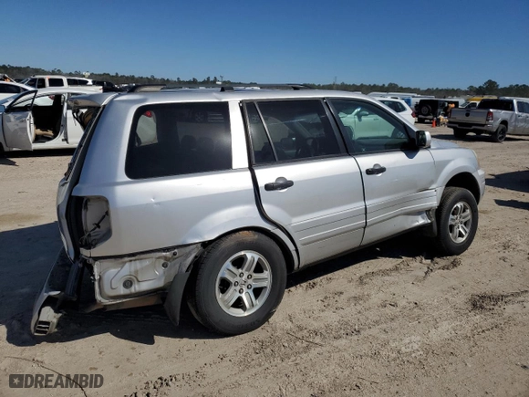 2005 Honda Pilot EX-L with RES with VIN 2HKYF18615H567943, listed as a Copart auction lot 47863945 with 393,058 mi miles and Non Repairable. Bid and sale history available at carsss.com. Image 3.