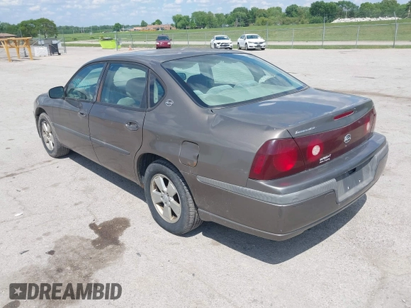 2003 Chevrolet Impala z VIN 2G1WF52E239175562, wystawiony jako IAAI lot #42279518 z przebiegiem 232 127 mil mil oraz . Historia ofert i sprzedaży dostępna na DreamBid. Obrazek 3.
