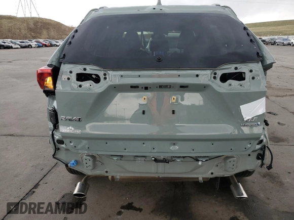 2023 Toyota RAV4 Hybrid XLE Premium with VIN JTMB6RFV7PD116071, listed as a Copart auction lot 51510795 with 16,399 mi miles and Salvage Title. Bid and sale history available at carsss.com. Image 6.