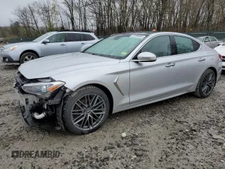 2019 Genesis G70 2.0T Advanced with VIN KMTG44LA3KU036602, listed as a Copart auction lot 53004064 with 69,812 mi miles and Salvage Title. Bid and sale history available at carsss.com. Image 1.