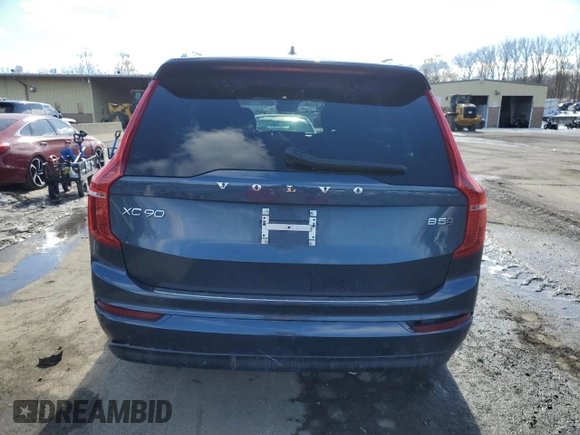 2023 Volvo XC90 Core with VIN YV4L12PV4P1955683, listed as a Copart auction lot 45292395 with 38,749 mi miles and Salvage Title. Bid and sale history available at DreamBid. Image 6.