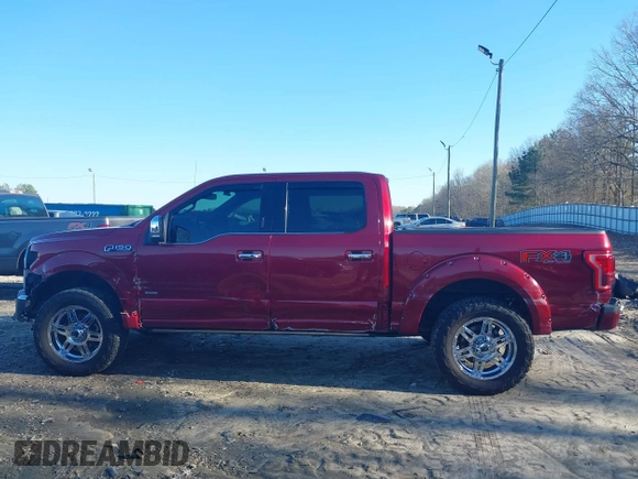 2015 Ford F-150 XLT with VIN 1FTEW1EG9FFA66343, listed as a IAAI auction lot 41497429 with 105,013 mi miles. Bid and sale history available at carsss.com. Image 14.