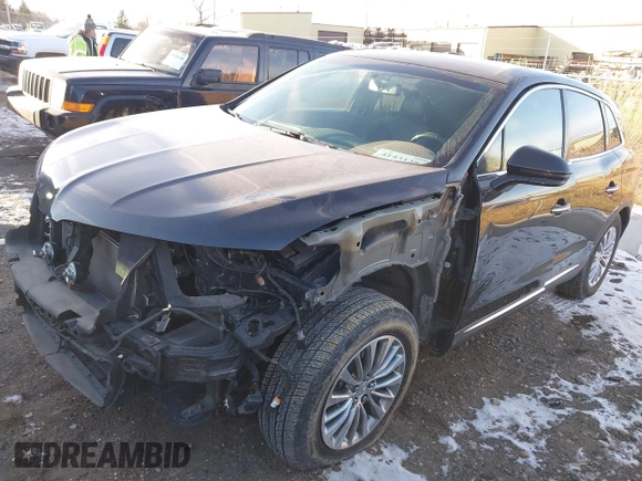 2016 Lincoln MKX Select with VIN 2LMTJ8KR5GBL55338, listed as a IAAI auction lot 41431389 with 93,181 mi miles. Bid and sale history available at carsss.com. Image 2.