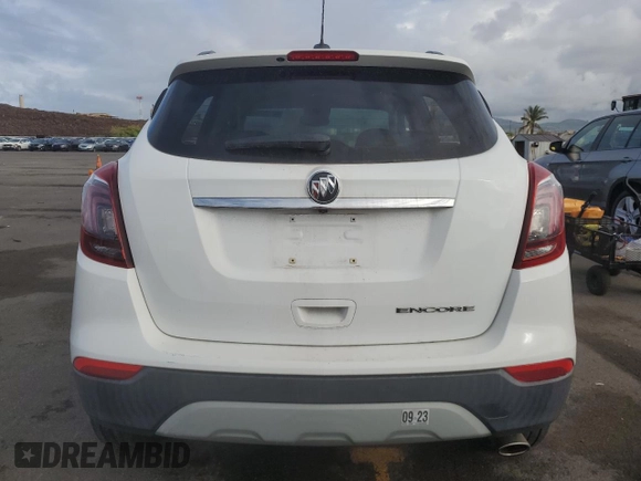 2020 Buick Encore Preferred with VIN KL4CJASB8LB352485, listed as a Copart auction lot 45607845 with 19,615 mi miles and Salvage Title. Bid and sale history available at DreamBid. Image 6.