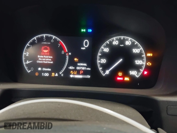 2024 Honda Ridgeline Sport z VIN 5FPYK3F16RB015283, wystawiony jako IAAI lot #42177340 z przebiegiem 7 581 mil mil oraz . Historia ofert i sprzedaży dostępna na DreamBid. Obrazek 7.