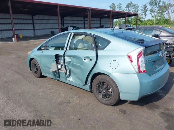 2014 Toyota Prius Four with VIN JTDKN3DUXE1852835, listed as a IAAI auction lot 42234128 with 189,512 mi miles and . Bid and sale history available at DreamBid. Image 3.