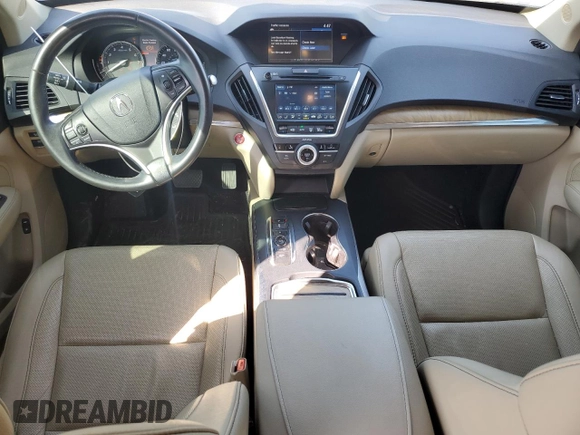 2020 Acura MDX Technology with VIN 5J8YD3H55LL010519, listed as a Copart auction lot 52609425 with 49,023 mi miles and Salvage title. Bid and sale history available at DreamBid. Image 8.