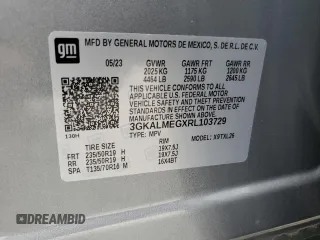 2024 GMC Terrain SLE z VIN 3GKALMEGXRL103729, wystawiony jako Copart lot #54666435 z przebiegiem 13 444 mil mil oraz Szkoda całkowita • Salvage title. Historia ofert i sprzedaży dostępna na DreamBid. Obrazek 13.