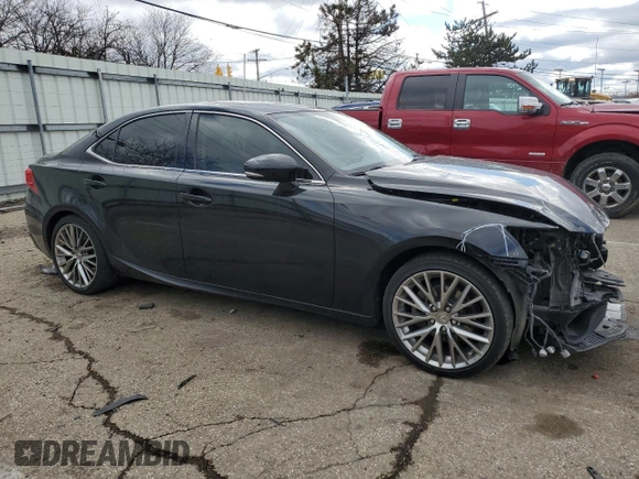 2015 Lexus IS 250 with VIN JTHCF1D2XF5027889, listed as a Copart auction lot 47122285 with 122,426 mi miles and Salvage Title. Bid and sale history available at DreamBid. Image 4.