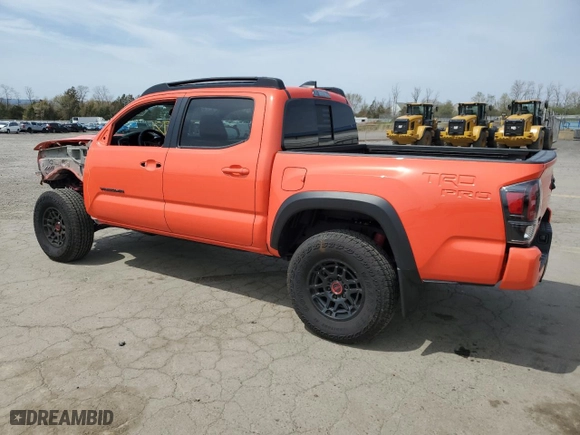 2023 Toyota Tacoma 4WD SR with VIN 3TYCZ5AN8PT162433, listed as a Copart auction lot 52911055 with 7,321 mi miles and Salvage Title. Bid and sale history available at carsss.com. Image 2.
