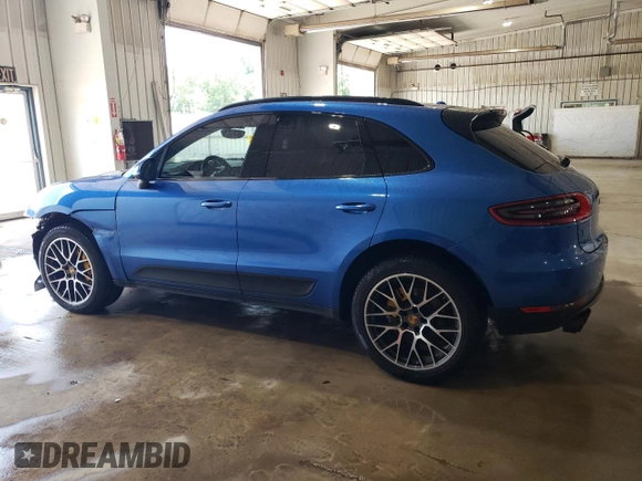 2016 Porsche Macan S with VIN WP1AB2A57GLB54877, listed as a Copart auction lot 61536615 with 123,130 mi miles and Salvage title. Bid and sale history available at DreamBid. Image 2.