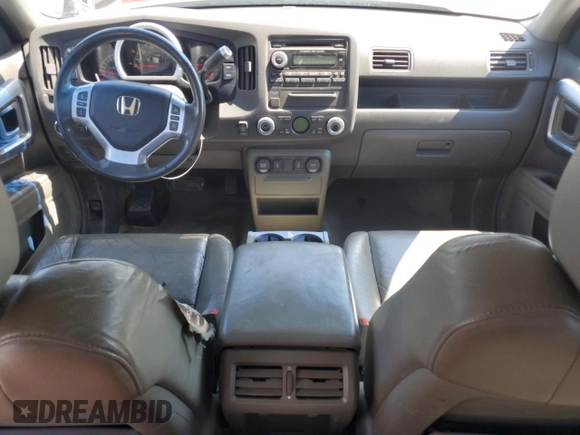 2007 Honda Ridgeline RTL with VIN 2HJYK16557H504342, listed as a Copart auction lot 59057645 with 208,705 mi miles and Salvage title. Bid and sale history available at DreamBid. Image 8.