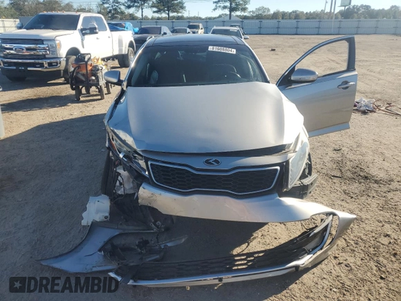 2013 Kia Optima EX with VIN KNAGM4AD4D5040468, listed as a Copart auction lot 81608804 with Not provided miles and Salvage title. Bid and sale history available at DreamBid. Image 5.