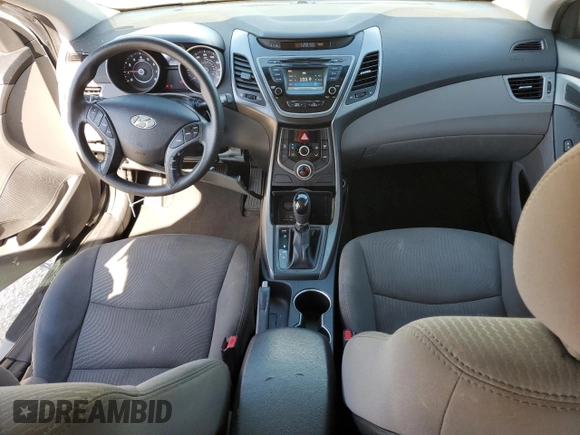 2015 Hyundai Elantra SE with VIN 5NPDH4AE6FH554537, listed as a Copart auction lot 41907465 with 106,131 mi miles and Salvage Title. Bid and sale history available at DreamBid. Image 8.