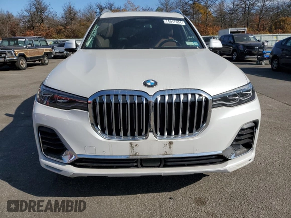 2020 BMW X7 xDrive40i with VIN 5UXCW2C06L9B79990, listed as a Copart auction lot 74017634 with 0 mi miles and Non Repairable. Bid and sale history available at carsss.com. Image 5.