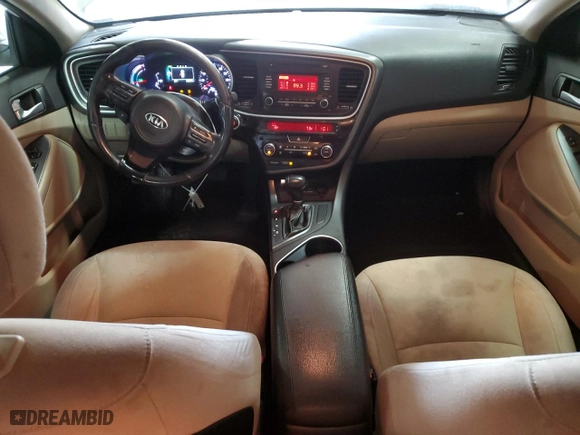 2015 Kia Optima Hybrid with VIN KNAGM4ADXF5084641, listed as a Copart auction lot 53036035 with 135,876 mi miles and Clean Title. Bid and sale history available at carsss.com. Image 8.