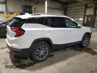 2023 GMC Terrain SLT with VIN 3GKALVEG0PL116802, listed as a Copart auction lot 48240075 with 56,471 mi miles and Clean Title. Bid and sale history available at carsss.com. Image 3.