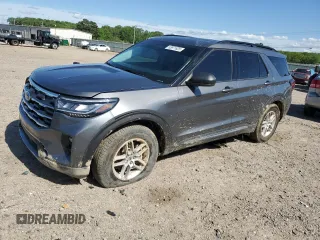 2025 Ford Explorer Active with VIN 1FMUK7DH4SGA15627, listed as a Copart auction lot 53971825 with 4,392 mi miles and Salvage title. Bid and sale history available at DreamBid. Image 1.