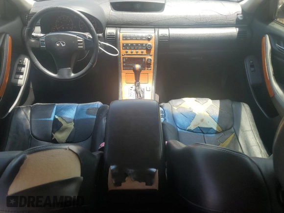 2005 Infiniti G35 with VIN JNKCV51F75M313074, listed as a Copart auction lot 54446015 with 203,991 mi miles and Salvage Title. Bid and sale history available at DreamBid. Image 8.